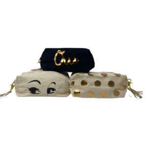 Canvas Cosmetic Bags