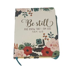 Journal Perfect Bound Be Still Floral