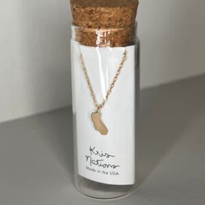 Gold Solid California Necklace