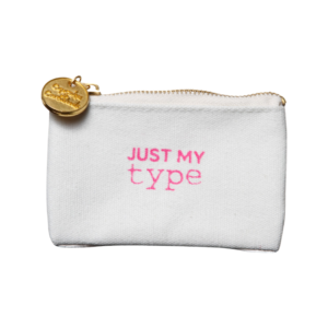 Just My Type Coin Purse