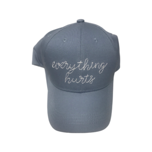 Everything Hurts Cap Light Blue