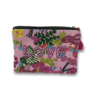 Love Bead Bag Pink